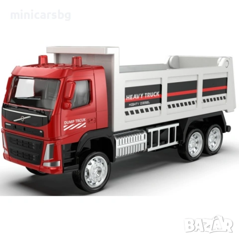 Метален камион Volvo самосвал 1:72 