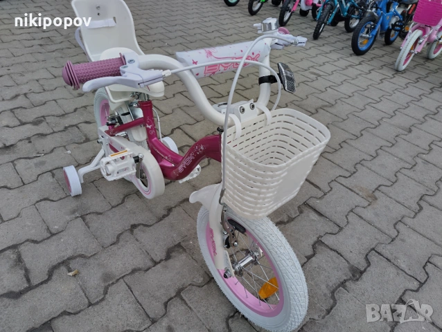 X Детски велосипед 14" FLOWER розов, снимка 11 - Велосипеди - 54395021