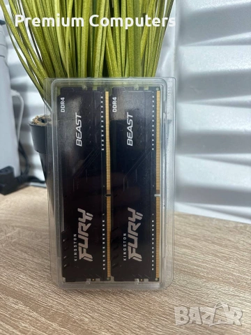 Рам памет Kingston FURY Beast Black DDR4 16GB 3200Mhz, снимка 2 - RAM памет - 55162102