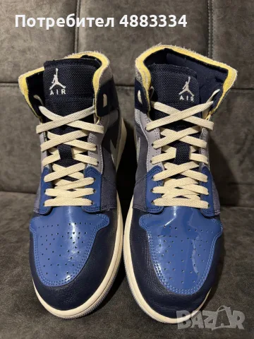 Nike Air Jordan 1 Mid SE Craft Obsidian French Blue., снимка 2 - Маратонки - 55325663