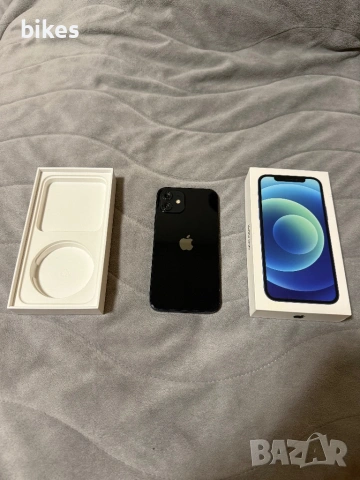 iPhone 12 Black 64gb 84%🔋 ОТЛИЧНО СЪСТОЯНИЕ 160€, снимка 8 - Apple iPhone - 54622060