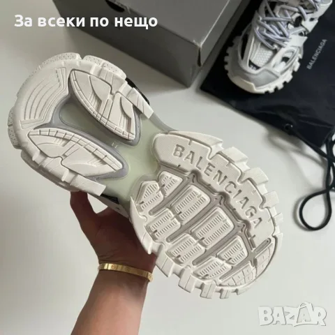 Balenciaga Track Sneaker White/Grey/Silver Унисекс👟Дамски Маратонки👟Мъжки Спортни Обувки Код ch90, снимка 6 - Маратонки - 55482429