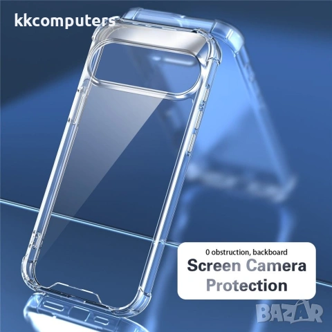 Google Pixel 10 Pro XL Калъф - TPU+PC, Анти-жълтеене, Въздушни възглавници, Прозрачен, снимка 6 - Калъфи, кейсове - 55119084