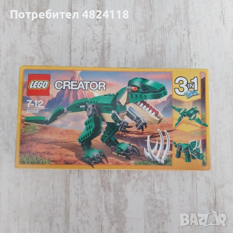 Конструктор LEGO Creator 3 в 1 - Могъщите динозаври 