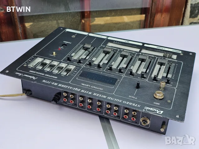 Стерео мишпулт Phonic MX-7770 с еквалайзер – Vintage DJ Mixer ! , снимка 5 - Ресийвъри, усилватели, смесителни пултове - 55684356