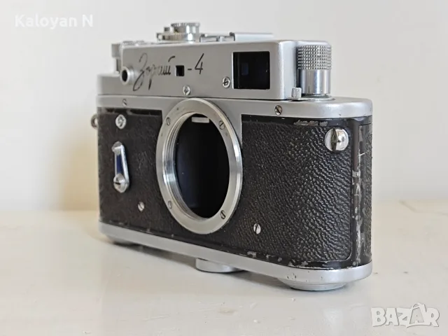 Фотоапарат Зоркий 4 - тяло, резба М39, снимка 6 - Фотоапарати - 55522657