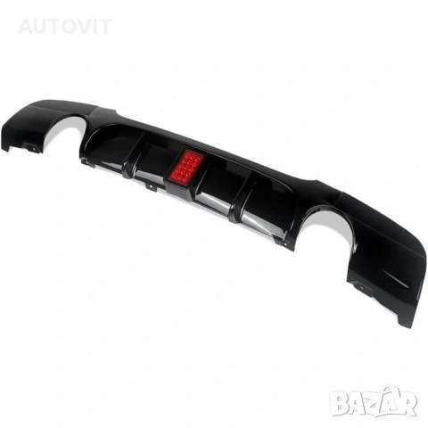 Дифузьор за задна броня за BMW E90/E91 (05-11) F1 стоп- черен гланц, снимка 3 - Аксесоари и консумативи - 55006172