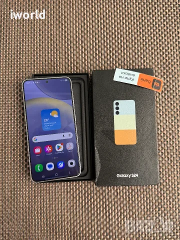 8/256gb❗️SAMSUNG S24 ❗️лизинг от 13€/мес ❗️ КАТО НОВ❗️ Sapphire Blue , снимка 7 - Samsung - 55663511