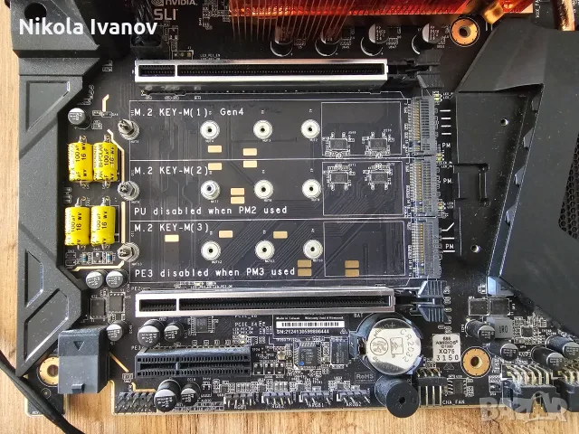 EVGA Z590 DARK WiFi+BT LGA 1200 motherboard|Опция с i3-10100, i5-11600K, i7-11700, i9-11900|U.2 nvme, снимка 11 - Дънни платки - 55420369