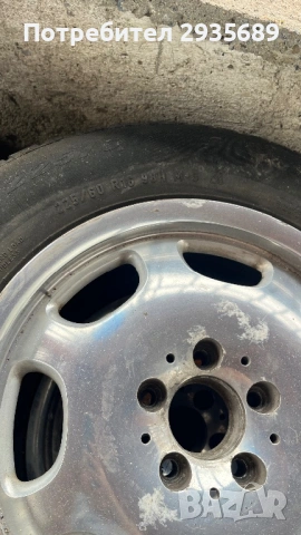 4 броя джанти с гуми мерцедес w220, снимка 2 - Гуми и джанти - 54025001
