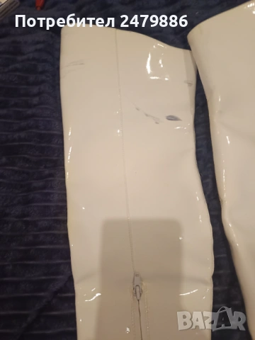 Off-White Knee High Boots, снимка 4 - Дамски ботуши - 54011548