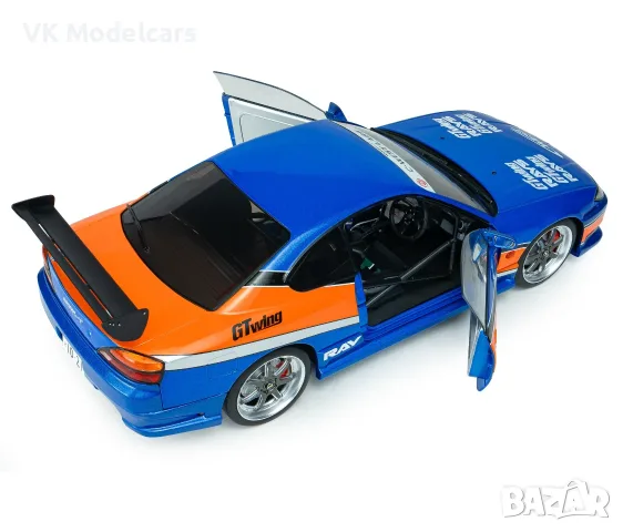 Han's Nissan Silvia (S15) Spec-S (Mona Lisa) - Tokyo Drift 1:18 SOLIDO, снимка 9 - Колекции - 55579420