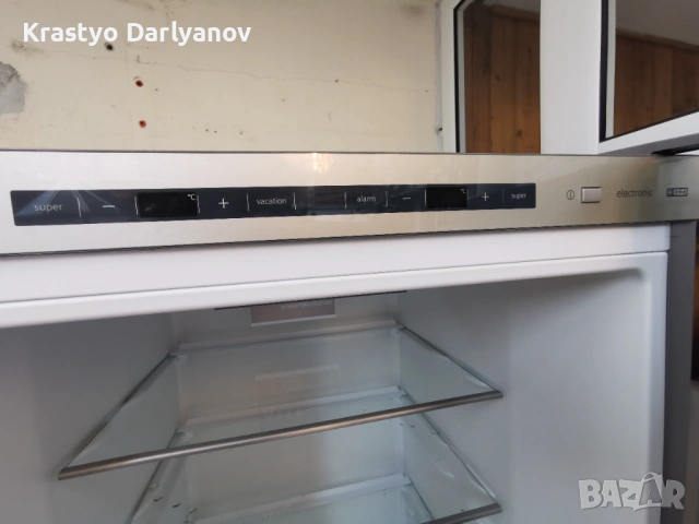 Иноксов Хладилник с фризер Siemens Най-Висок Клас А+++ 2 метра Сив ТОП ЦЕНА!!!, снимка 2 - Хладилници - 54570595
