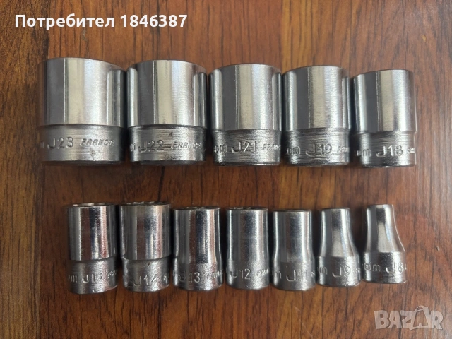 Комплект 3/8” Facom France, снимка 4 - Гедорета - 54424054