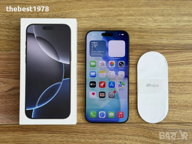 iPhone 16 Pro Max 256GB Black Titanium/Батерия 89%