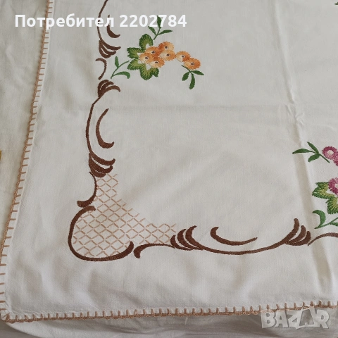 Покривки за маса с бродерии,покривка, снимка 17 - Покривки за маси - 55242654