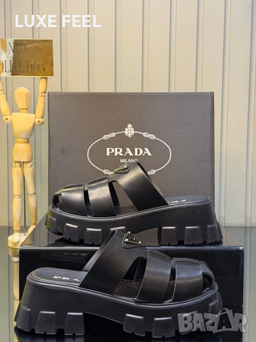 Prada ⚜️Дамски Чехли, снимка 8 - Чехли - 54368476