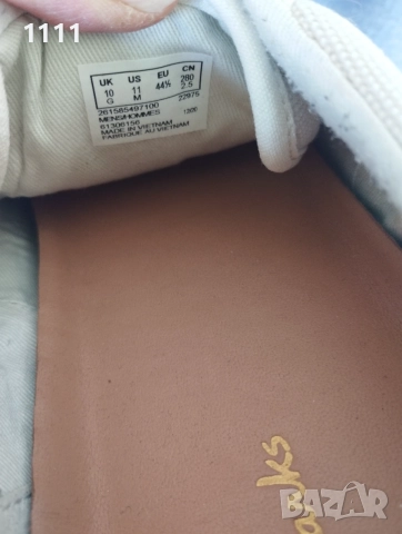 Кецове Clarks номер 44 и 1/2., снимка 4 - Кецове - 54650069