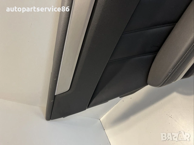 Панел на врата задна лява черна кожа за Mercedes W212 (2012) A2127301722, снимка 3 - Части - 55242840