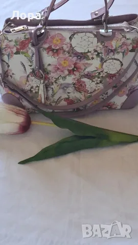Дамска чанта естествена кожа , снимка 2 - Чанти - 55340350