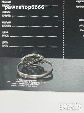 Сребърен пръстен 925 проба , снимка 6 - Пръстени - 54026360