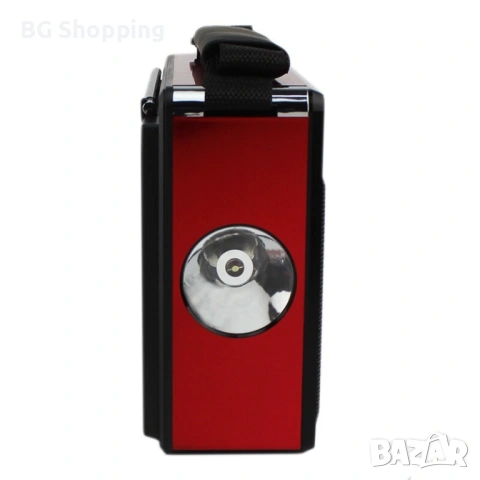 Aкумулаторно, преносимо радио с фенер, MP3, USB, SD карта/ Portable radio with flashlight MP3, USB, снимка 7 - Радиокасетофони, транзистори - 47743552