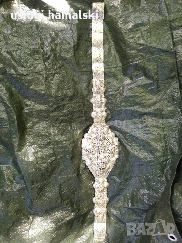 Уникален посребрен колан, снимка 4 - Антикварни и старинни предмети - 54317107