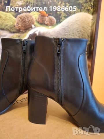 Дамски боти от естествена кожа Sessun, Made in Portugal, 36 номер, снимка 8 - Дамски боти - 54150708