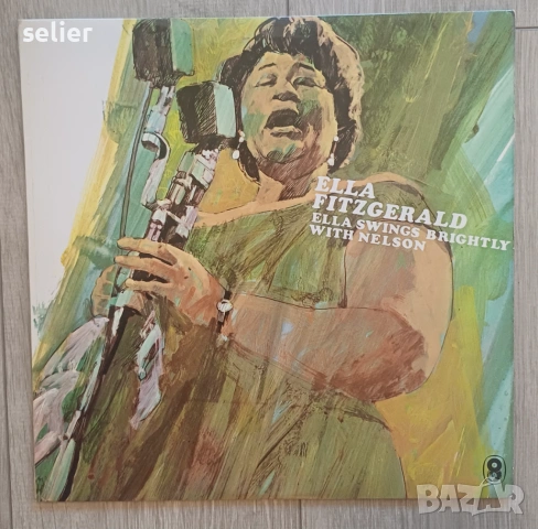 Ella Fitzgerald With Nelson Riddle & His Orchestra* – Ella Swings Brightly With Nelson Ella Fitzgera