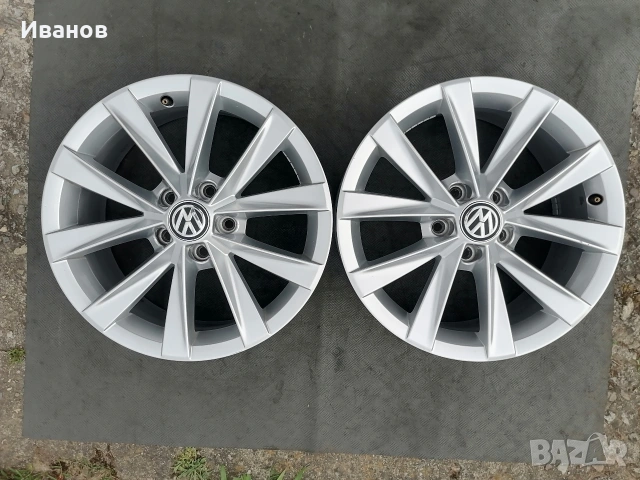 оригинални джанти 17" 5х112 VW 2 броя , снимка 2 - Гуми и джанти - 55000117