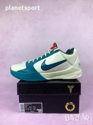 Nike Kobe V Protro "Coconut Milk" Off-White/Blue – Premium Basketball & Streetwear Edition 