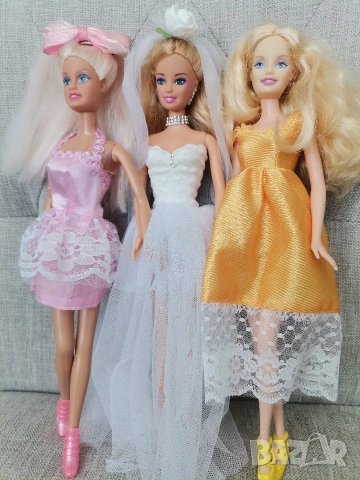 ВСИЧКО 20 Евро - Лот 8 Барби кукли с дрехи – ниска цена!, снимка 3 - Кукли - 54097329
