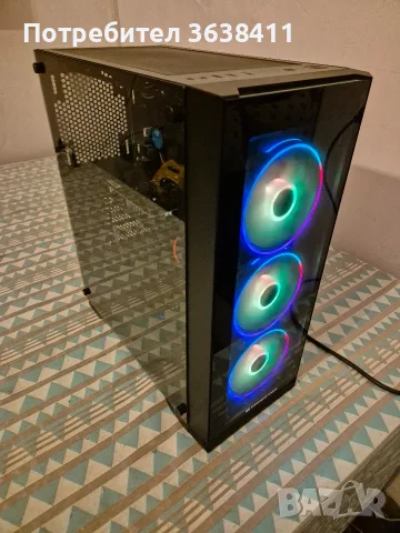 Геймърски компютър гаранция/i3 9100f 16GB,GTX 1650 4GB, 128GB SSD, 1TB HDD, снимка 5 - Геймърски - 55414859