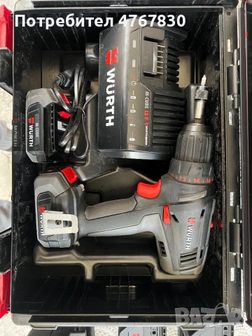 25 март, 10:56 Wurth Вюрт Винтоверт, глошлайф, Перфоратор, Саблен трион, Батерии, снимка 2 - Винтоверти - 54151190