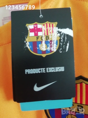 Barcelona Neymar Jr Nike нова оригинална тениска фланелка Барселона Неймар екип 2015-2016, снимка 4 - Тениски - 53375632