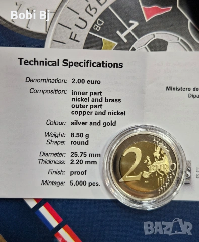 2 €/евро/EURO Arma dei Carabinieri , снимка 5 - Нумизматика и бонистика - 54388652