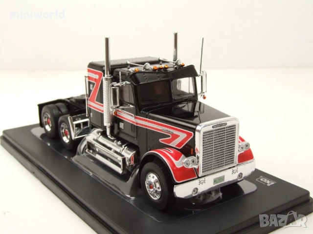 Freightliner FLC 120 64 T влекач 1977 - мащаб 1:43 на IXO Models моделът е нов в PVC дисплей-кейс, снимка 3 - Колекции - 54701060