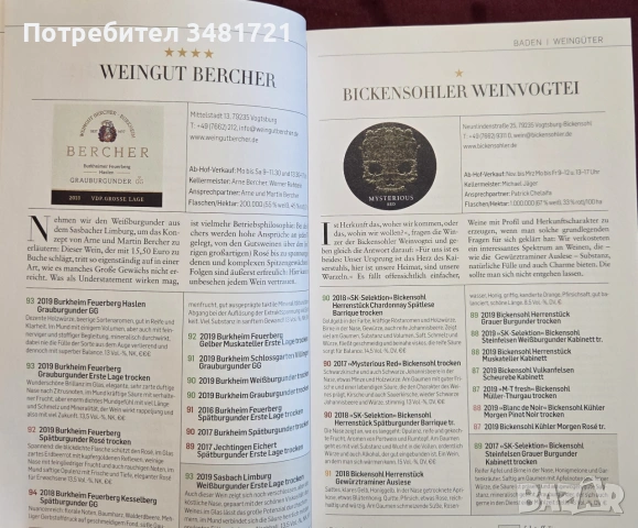 Справочник - вината на Германия 2021 / Falstaff Wein Guide Deutschland 2021, снимка 10 - Кулинария - 55064982