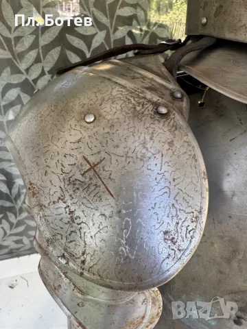 ⚔️ РИЦАРСКИ ШЛЕМ И БРОНЯ – ВПЕЧАТЛЯВАЩ ДЕКОРАТИВЕН КОМПЛЕКТ ⚔️  , снимка 7 - Други ценни предмети - 55646468