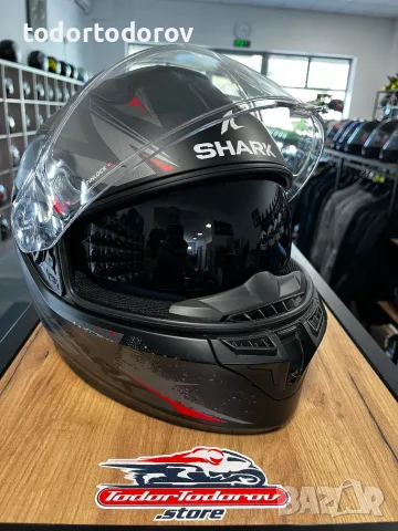Мото каска SHARK D-SKWAL 3 2,S 55-56см.очила,добро състояние 273.62 лв. / 139.90 €, снимка 5 - Аксесоари и консумативи - 55501292
