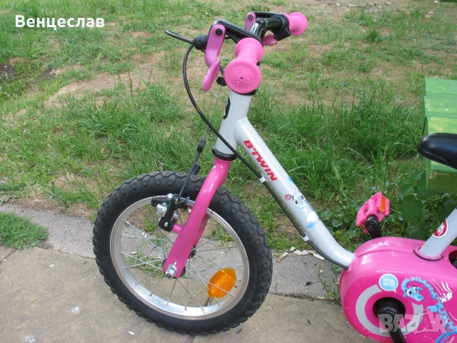 Детски велосипед BTWIN 14 инча, снимка 6 - Велосипеди - 54682456