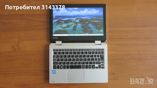 Четириядрен с тъч и SSD 11.3 инча Tochiba лаптоп, снимка 3 - Лаптопи за дома - 54780702