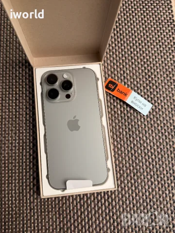 ЧИСТО НОВ❗️ГАРАНЦИЯ❗️ iPhone 16 Pro 128Gb Лизинг от 25€/мес Natural Titanium  128gb, снимка 3 - Apple iPhone - 55544000