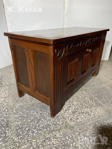 Уникален масивен дъбов шкаф, снимка 4 - Шкафове - 54041663