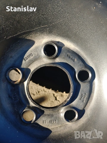 Гума с джанта 5x100 VW Vag 14 цола 165 70 R 14, снимка 5 - Гуми и джанти - 55094266