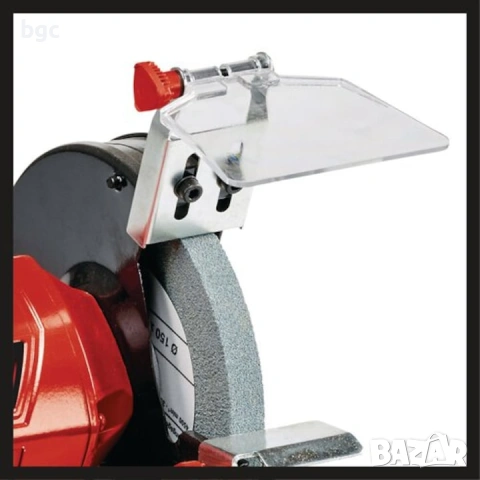  Настолен шмиргел Einhell TC-BG 150, 110W, 2980 об/мин, Диаметър на камъка 150 мм , снимка 4 - Други инструменти - 54287141