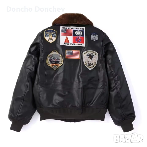 Мъжко яке бомбър Top Gun, снимка 3 - Якета - 54462027