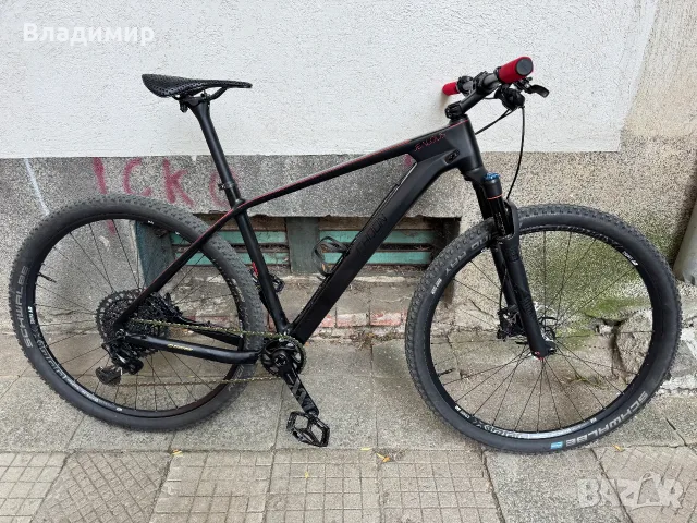 MTB Radon Jealous Full Carbon размер L / 20" супер олекотено ~9 кг, снимка 2 - Велосипеди - 55571071