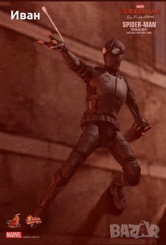 Хот Тойс  / Hot Toys Spider-Man Stealth Suit MMS540 зш- нови и запечани , снимка 6 - Колекции - 55252886