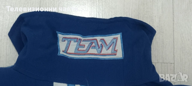 Оригинално ретро Adidas Team шушлеково яке в отлично състояние, размер М, снимка 8 - Якета - 54173794